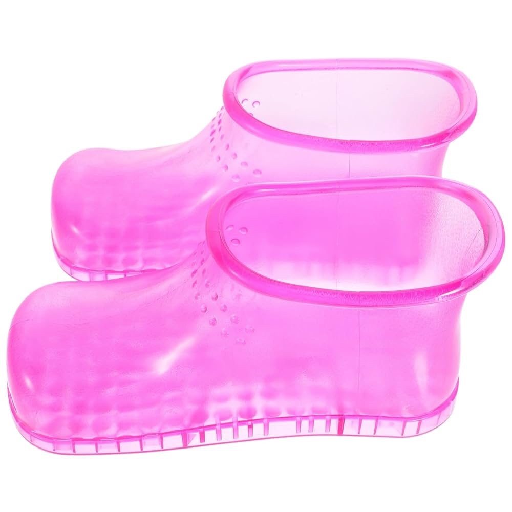 Pink Silicone Foot Spa Covers